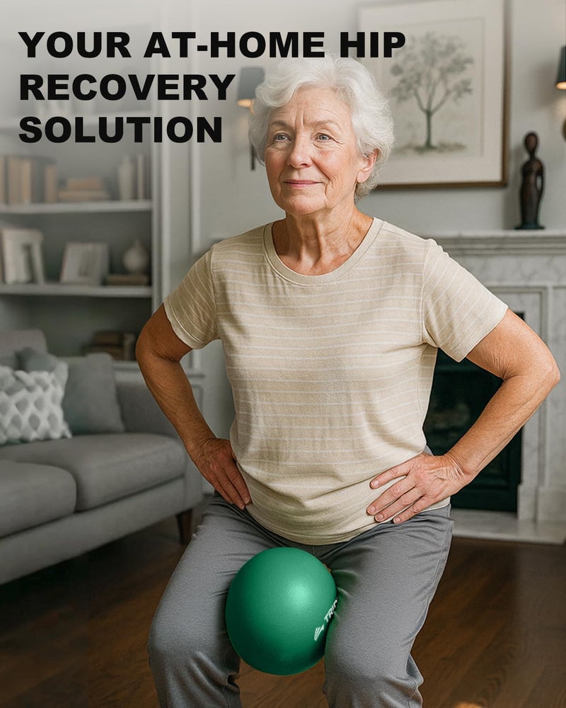 Trideer Exercise Balls Physical Therapy, 9 Inch Pilates Ball Between Knees for Physical Therapy, Mini Exercise Ball - Yoga Ball, Small Workout Balls for Core Strength and Back Support with Guide - Image 4